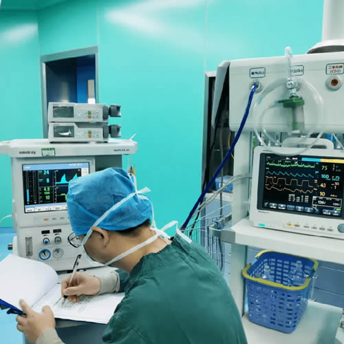 Medical display application operating room